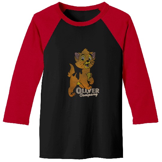 Disney Oliver & Company Oliver Big Kitten Baseball Tees