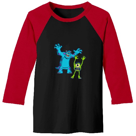 Disney Pixar Monsters University Sulley And Mike Baseball Tees