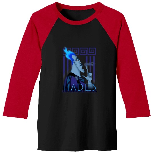 Disney Hercules Hades Geometric Portrait Graphic Baseball Tees