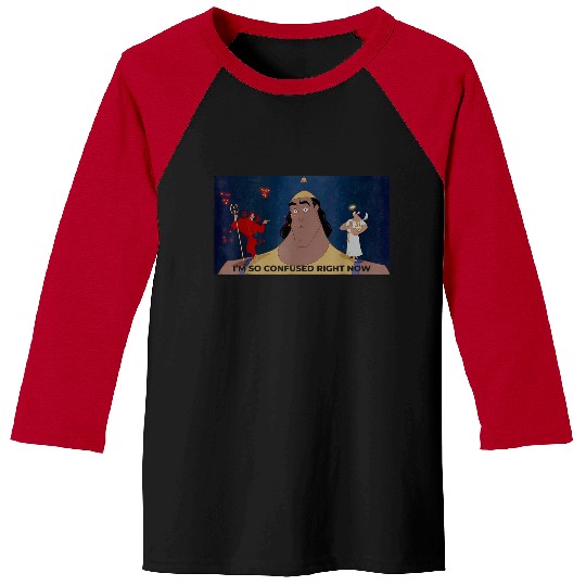 Disneyss Emperors New Groove Krock Confused Graphic Baseball Tees