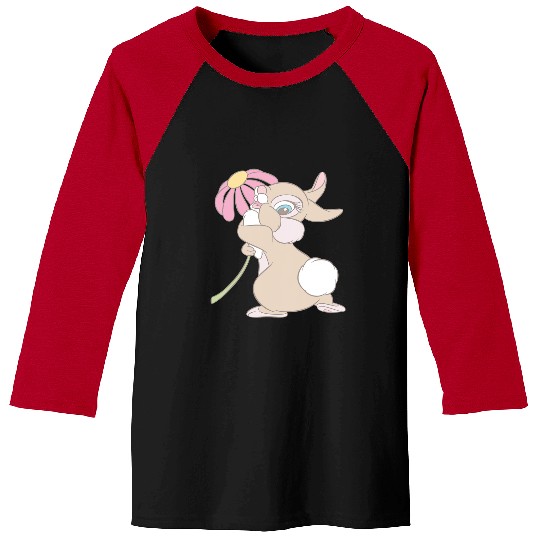 Disney Bambi Cute Flirty Thumper Rabbit Big Chest Portrait Baseball Tees
