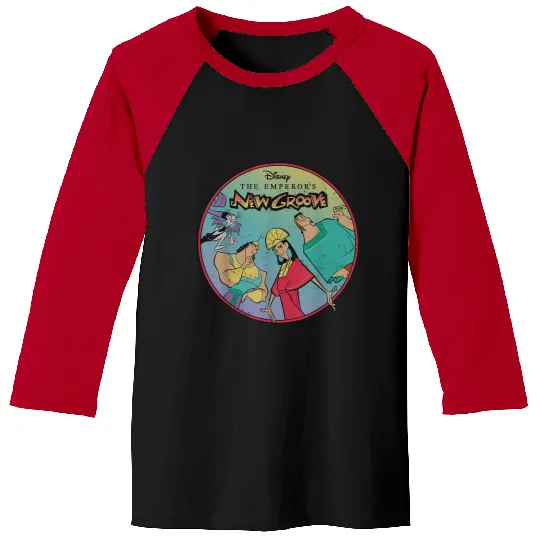 Disneyss The Emperors New Groove Characters Baseball Tees