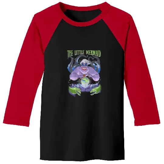 Disney The Little Mermaid Evil Ursula Crystal Ball Baseball Tees
