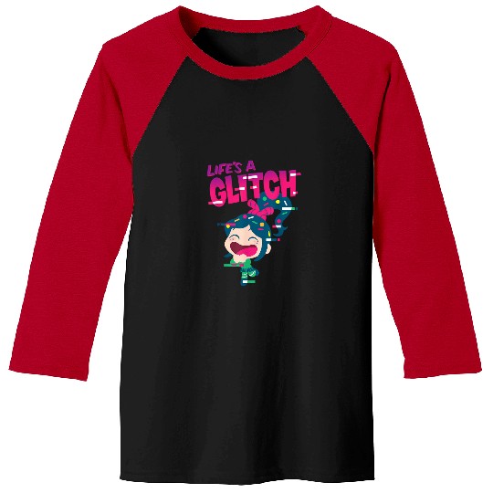 Disney Ralph Breaks the Internet Vanellope Glitc Baseball Tees