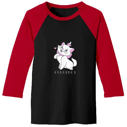 Disney The Aristocats Adorable Purrfect Marie Bi Baseball Tees