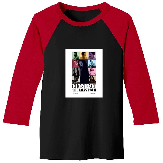 Scream Eras Tour Poster Ghostfaces Version Baseball Tees