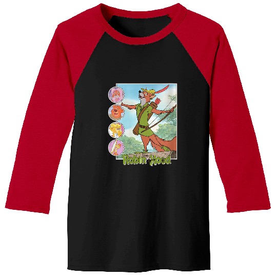 Disney Robin Hood Classic Disney Film Baseball Tees