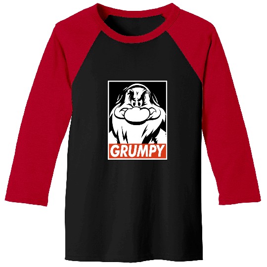 Disney Snow White Grumpy Streetwear Poster Baseball Tees