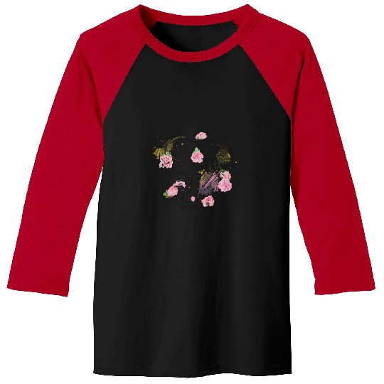 Disney Tangled Rapunzel Watercolor Floral Style Hoodie Baseball Tees