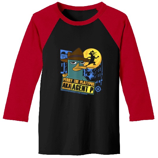 Disney Phineas And Ferb Perry The Platypus Aka Agent P Baseball Tees