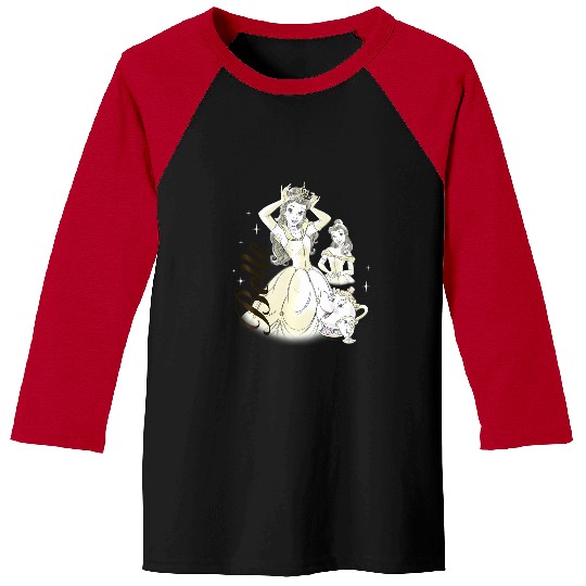 Disney Princess - Belle Collage Baseball Tees