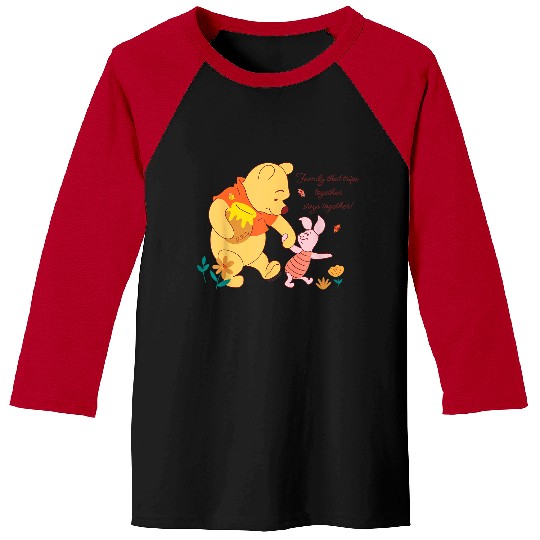 Disneyss Winnie The Pooh Piglet Family Trip Vacation 2025 Baseball Tees