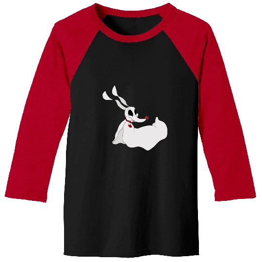 Candy Cane Zero Sticker: The nightmare dog zero , Nightmare Zero Dog Shirt ,  Zero Nightmare Before Christmas Disney Halloween Baseball Tees