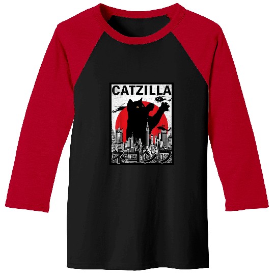 Catzilla Vintage Sunset Poster  : Bobs Burgers Family Shirt, Bobs Burgers Vintage Baseball Tees