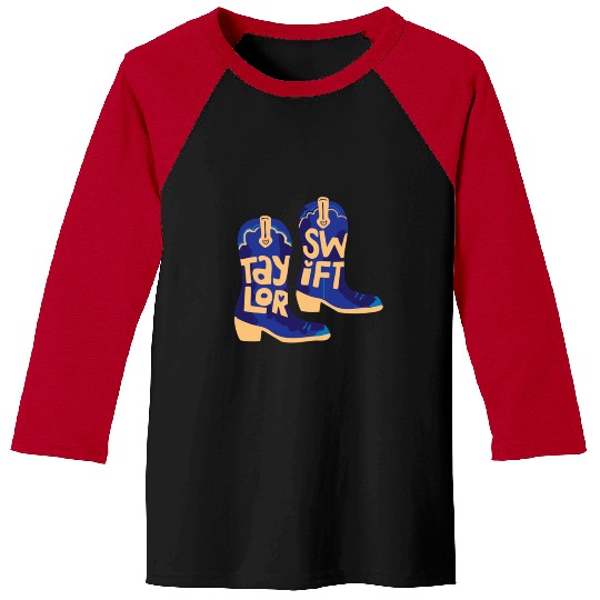 Discover Taylor cowgirl boots blue Baseball Tees