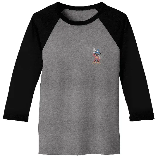 Sorcerer Mickey Embroidered Crewneck, Disney world embroidered Baseball Tees