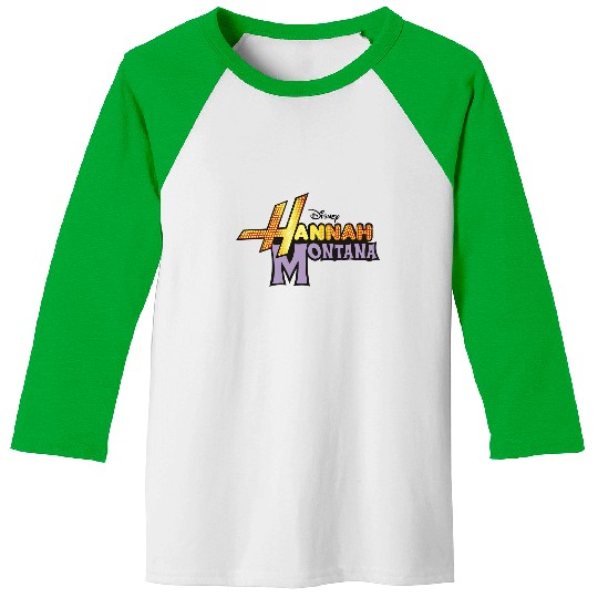 Hannah Montana Logo Baseball Tees, Hannah Montana Baseball Tees, WDW Magic Kingdom Disneyland