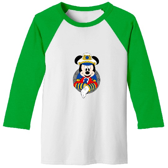 Mickey Mouse  Cruise Captain Baseball Tees, Disney Cruise Trip Baseball Tees