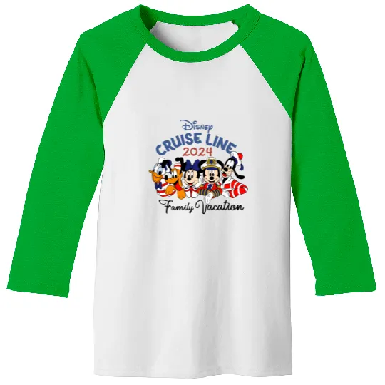 Custom Disney Cruise Baseball Tees, 2024 Disney Cruise Family Baseball Tees