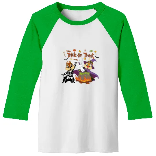 chip and dale Baseball Tees, chip and dale halloween, disney chip and dale halloween Baseball Tees, chip and dale, halloween Baseball Tees, , 121644