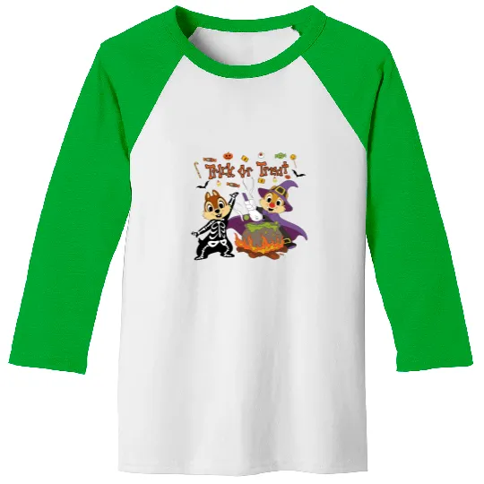 chip and dale Baseball Tees, chip and dale halloween, disney chip and dale halloween Baseball Tees, chip and dale, halloween Baseball Tees, , 121644