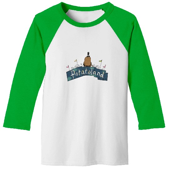 Potatoland Baseball Tees, Disney Women's Baseball Tees, Magic Kingdom Baseball Tees E0837