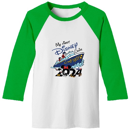 My First Disney Cruise 2024 Baseball Tees, Disney Family Cruise Baseball Tees