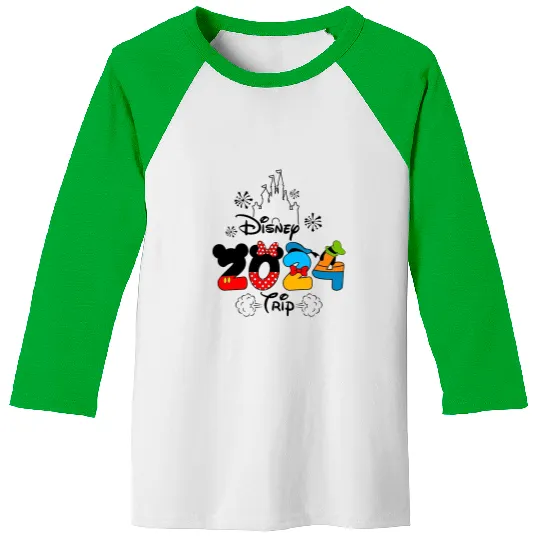 Disney Trip 2024 Baseball Tees, Disney Vacation Baseball Tees, Disneyworld Baseball Tees, Disney Couple Baseball Tees