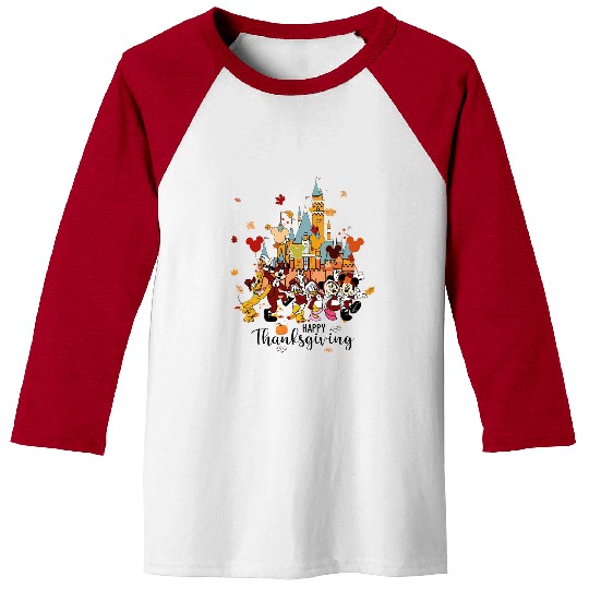 Happy Thanksgiving Baseball Tees, Disney Thanksgiving