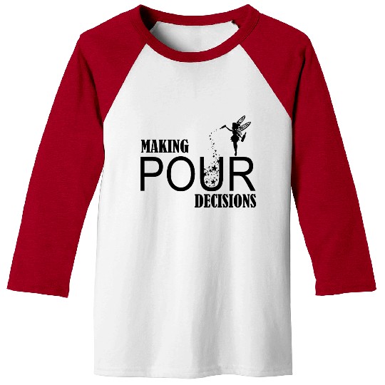 Making Pour Decision Baseball Tees, Funny Disney Beer Baseball Tees, Drinking Around The World Baseball Tees