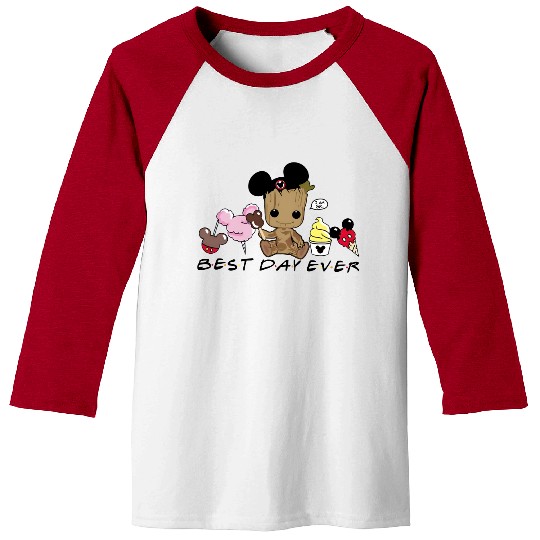 Groot Best day ever Baseball Tees, Disney snacks Baseball Tees, Cute Baby Groot Disney trip Baseball Tees, Disney world