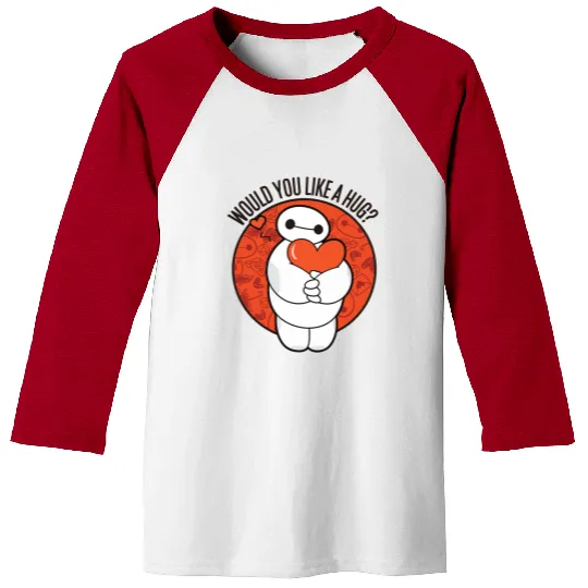 Disney Big Hero 6 Baymax Hug Graphic Baseball Tees