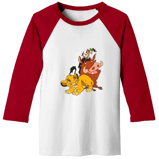 Disney The Lion King Young Simba Timon And Pumbaa Baseball Tees, Magic Kingdom Trip  Baseball Tees Family Birthday Gift