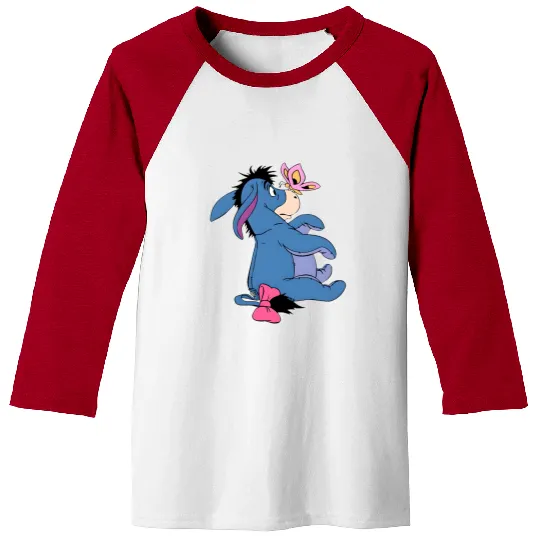 Scared Eeyore Baseball Tees; Eeyore jumper; Eeyore Playing sweater; Disney Eeyore pullover; Winnie the Pooh Baseball Tees; Cute Eeyore hoody; (T61)