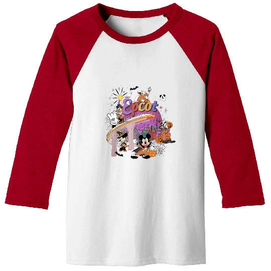 Disney Epcot Halloween  Baseball Tees, Mickey and Friends
