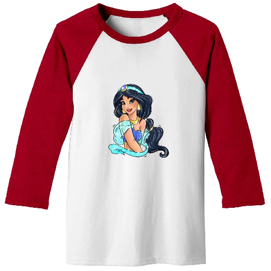 Jasmine Princess Baseball Tees, Disney Princess Baseball Tees