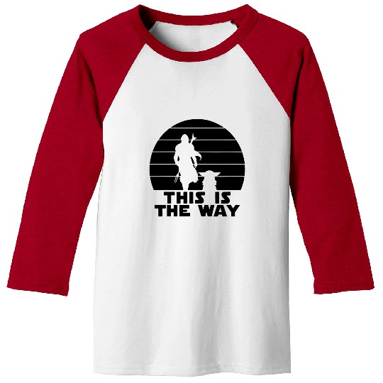 This is the way, Disney Family and couple Baseball Tees, disney matching Baseball Tees, disney mandalorian  Baseball Tees