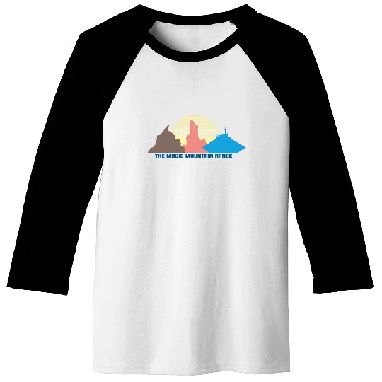The Magic Mountain Range - Disney World - Baseball Tees