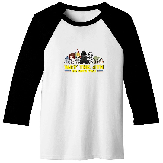 May The 4th Be With You Baseball Tees, Star Wars Baseball Tees, Disney Group Baseball Tees