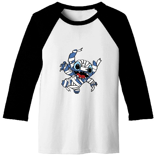 Stitch Mummy Disney Halloween Baseball Tees