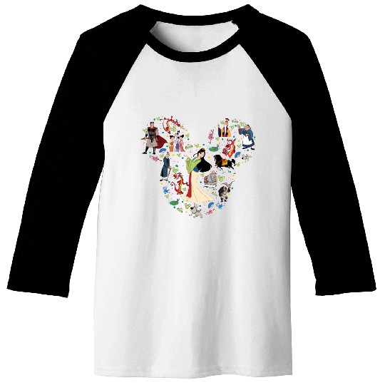 Disney Mulan Princess, Princess Mulan Baseball Tees