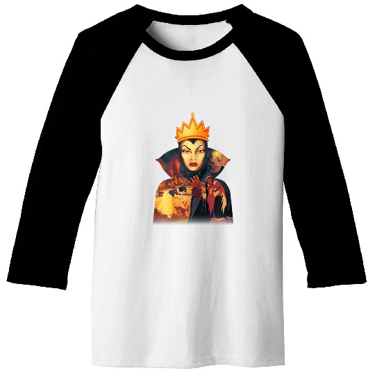Disney Snow White Evil Wicked Queen Graphic T Baseball Tees