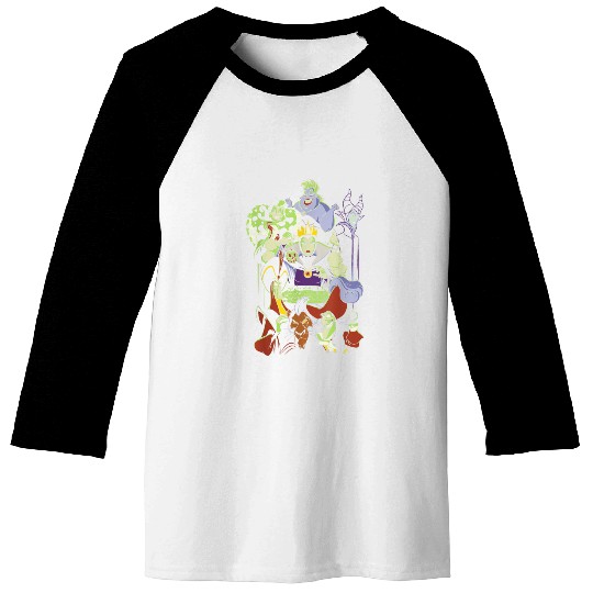 Disney Villains Cauldron Group Shot Baseball Tees