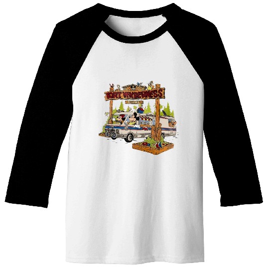 Fort Wilderness Vintage 80's Style Disney Resort Baseball Tees