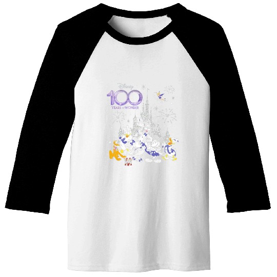 Disney 100 Year of Wonder Baseball Tees, 100 Years Anniversary Baseball Tees