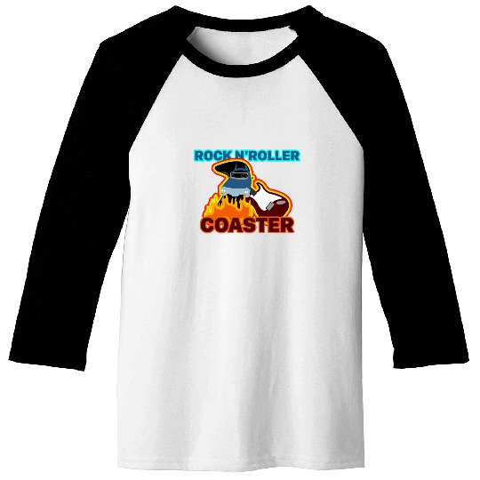 Rock 'n' Roller Coaster (with text) - Disneyland - Baseball Tees