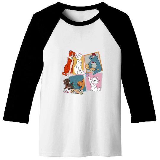 Disney The Aristocats Group Characters Baseball Tees