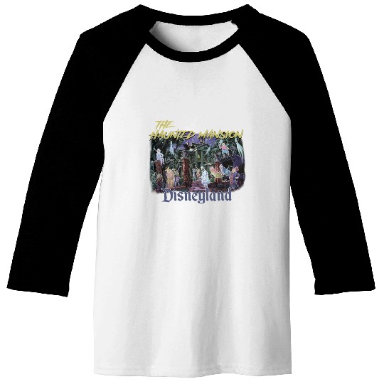 Retro The Haunted Mansion 1969 Disneyland Baseball Tees