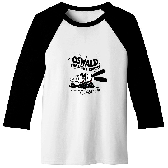 Disney Oswald Baseball Tees, Oswald Classic Lucky Rabbit Baseball Tees, Magic Kingdom Baseball Tees