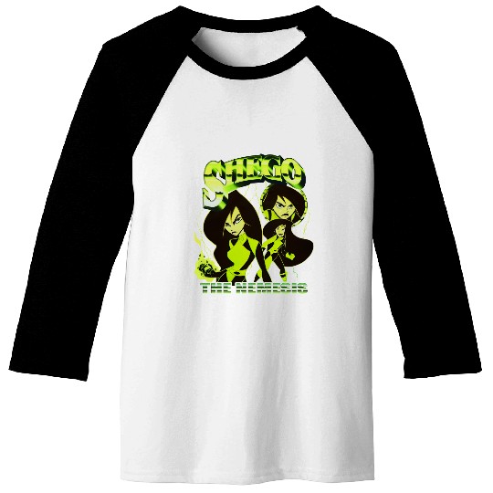 Kim Possible Shego The Nemesis Baseball Tees, Disney Kim Possible Clothingx